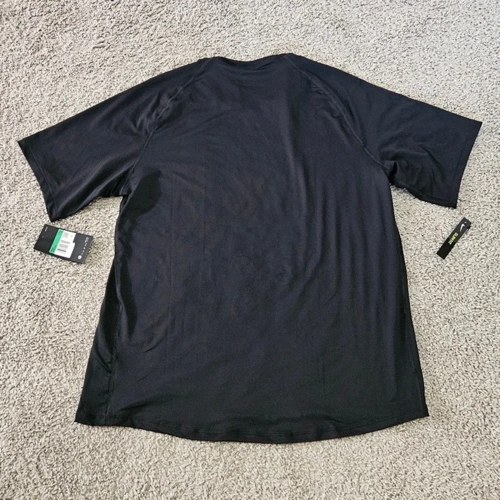 Nike Pro Dri-FIT Mens Training Shirt XL Black Slim Fit Short Sleeve New